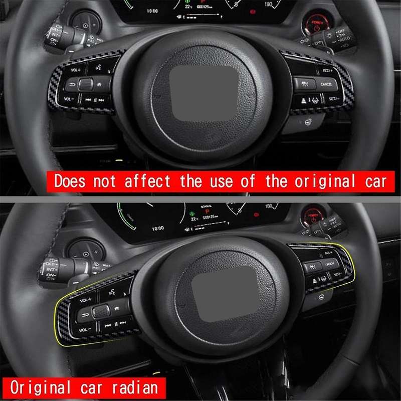 Car Steering Wheel Sequins Steering Wheel Trim Cover Steering Wheel Button Cover for Vezel Rv 2021