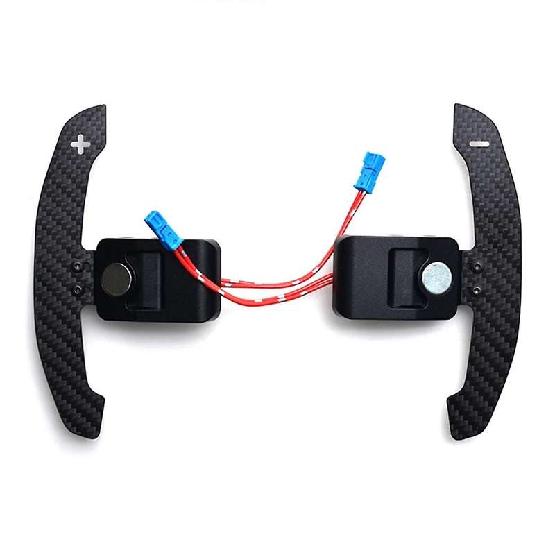 Car Steering Wheel Shift Paddle Magnetic Carbon Fiber Paddle Shifter Extensions for 1 2 3 4 5 6 7 8