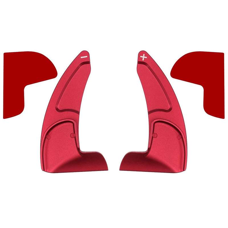 Car Steering Wheel Shift Paddle Extended Shifter Trim for Charger Grand 2014-2020 (Red)