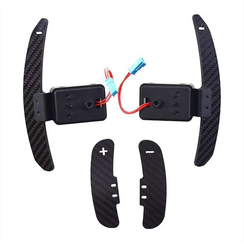 Car Steering Wheel Shift Paddle Magnetic Carbon Fiber Paddle Shifter Extensions for 1 2 3 4 5 6 7 8