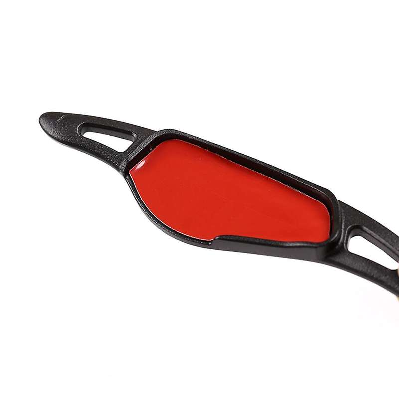 Car Steering Wheel Shift Paddle Decoration Trim Stickers for A90 2019-2022(Red)