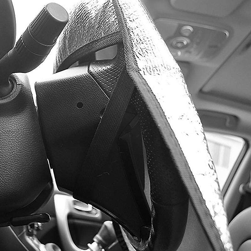 Car Steering Wheel Side Window Sunshade Pearl Cotton Steering Wheel Cover Sunscreen Insulation Elect