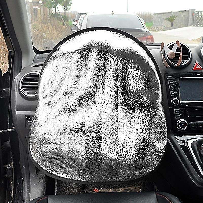 Car Steering Wheel Side Window Sunshade Pearl Cotton Steering Wheel Cover Sunscreen Insulation Elect