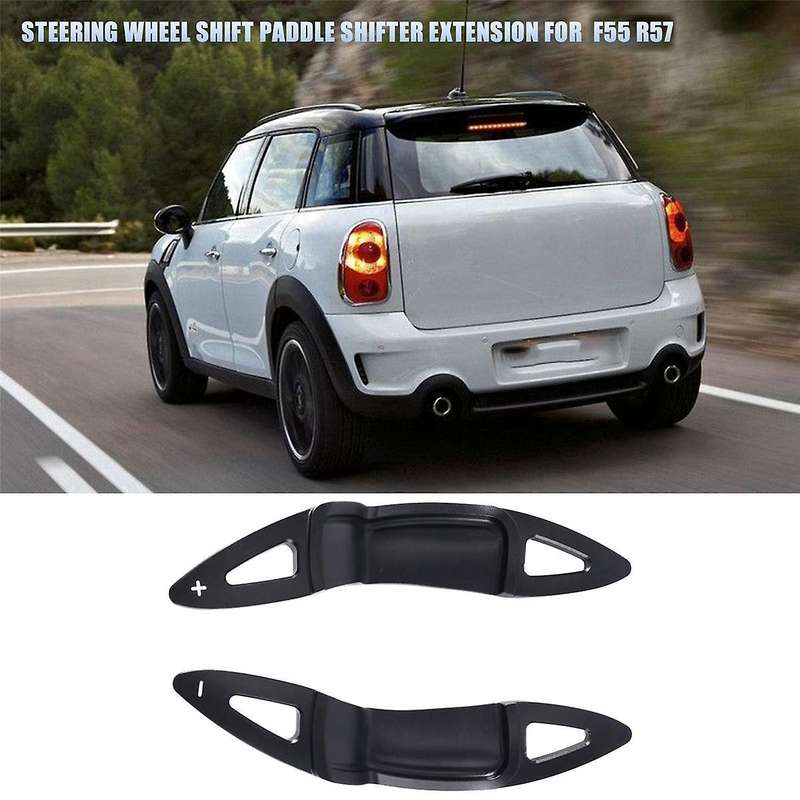 Car Steering Wheel Shift Paddle Shifter Extension for Mini F55 R57,black