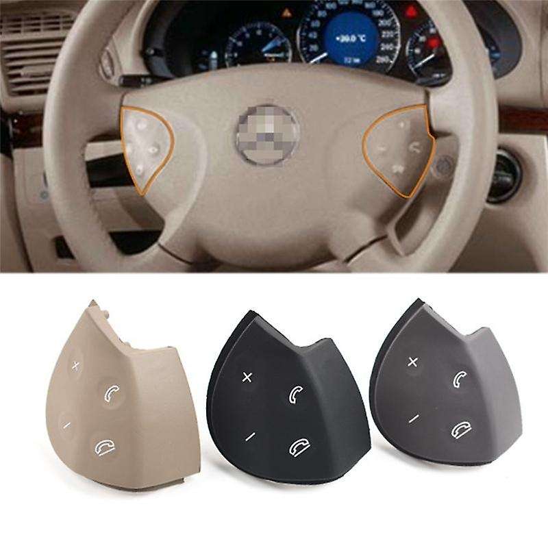 Car Steering Wheel Switch Control Button Trim Cover for Mercedes- E-class W211 E320 E350 E550 2003-