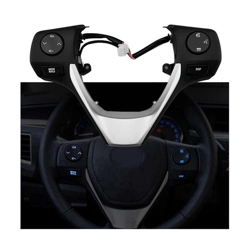 Car Steering Wheel Switch Button Cruise Control Button for Yaris 2014 2015 84250-02560
