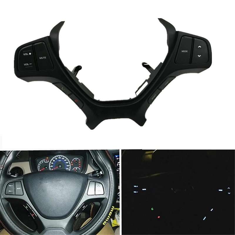 Car Steering Wheel Switch for I10 2014 2015 2016 2017 Steering Wheel Audio Control Button