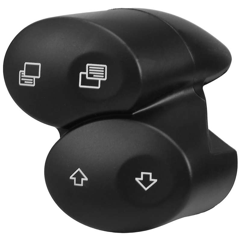 Car Steering Wheel Switch Control Button Trim Cover for W218 Class W211 E Class 2006-2008 Black