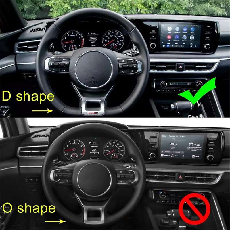 Car Steering Wheel Trim Decoration Cover for K5 Gt Gt-line 2020 2021 2022 2023 2024 Accessories Abs