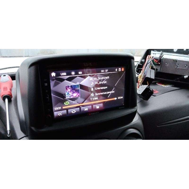 Car Stereo Radio DVD Panel Audio Mount Fascia Kit Compatible Fiat Doblo