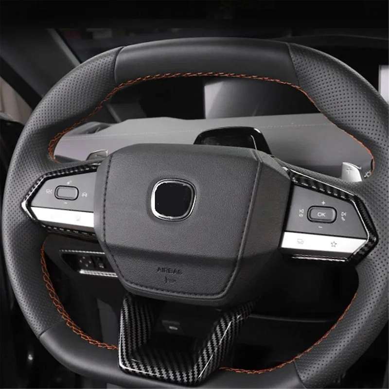 Car Steering Wheel Trims Cover for -V 2022 2023 Decoration 2024 Styling Auto Interior