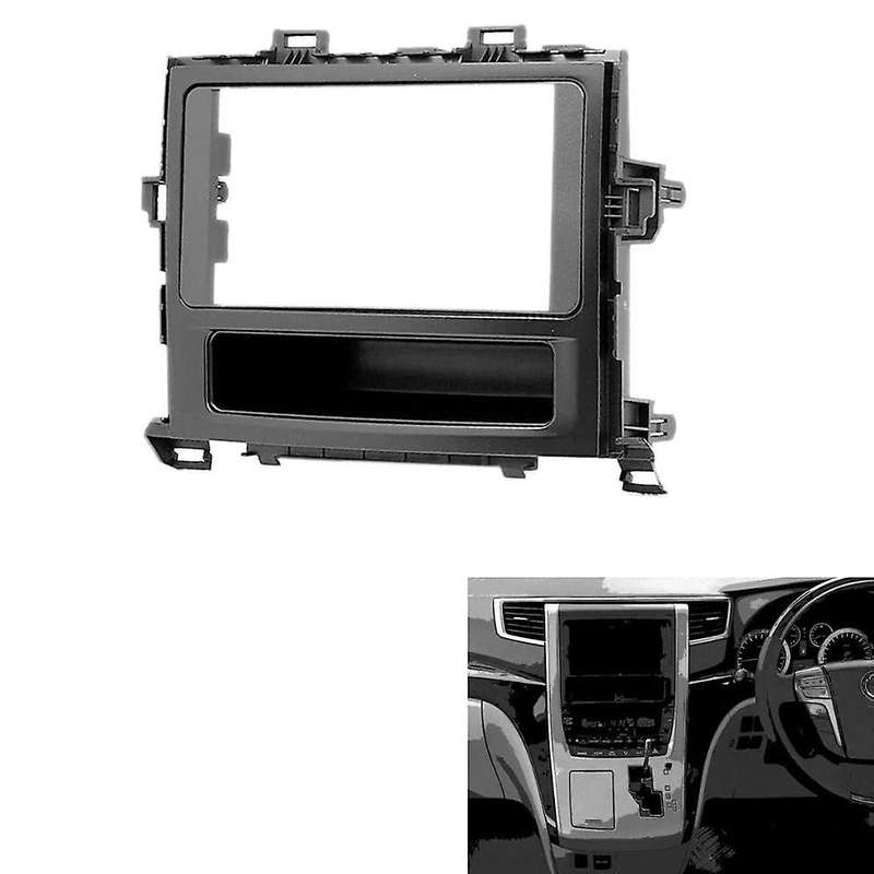 Car Stereo Radio Fascia Panel Trim Kit 2 Din Frame for Alphard 2008-2015 7 Inch