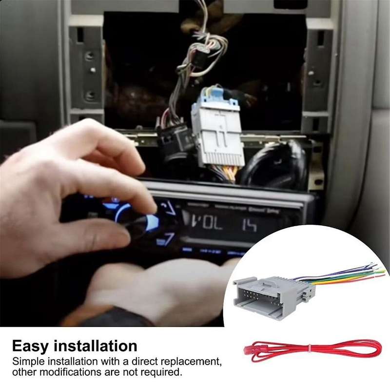 Car Stereo Radio Wiring Harness Adapter Connector for 2003-2007 Car Accessories