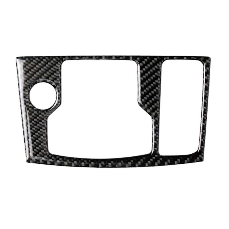 Car Stickers Cover Multimedia Button Trim for Axela Accessories Durable Car Carbon Fiber Decorative