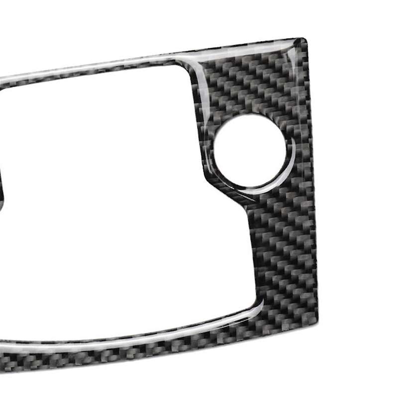 Car Stickers Cover Multimedia Button Trim for Axela Accessories Durable Car Carbon Fiber Decorative
