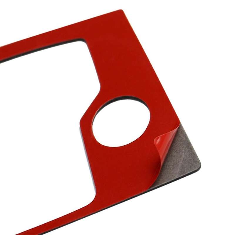 Car Stickers Cover Multimedia Button Trim for Axela Accessories Durable Car Carbon Fiber Decorative