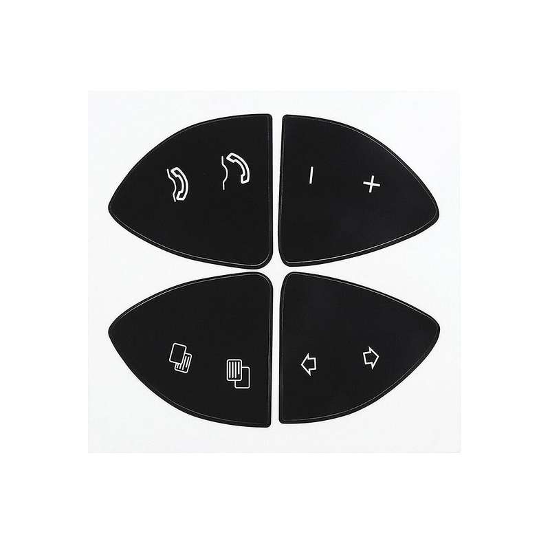 Car Stickers Car Steering Wheel Repair Button Stickers Kit for W220 S430 S500 S600 CL500 CL600