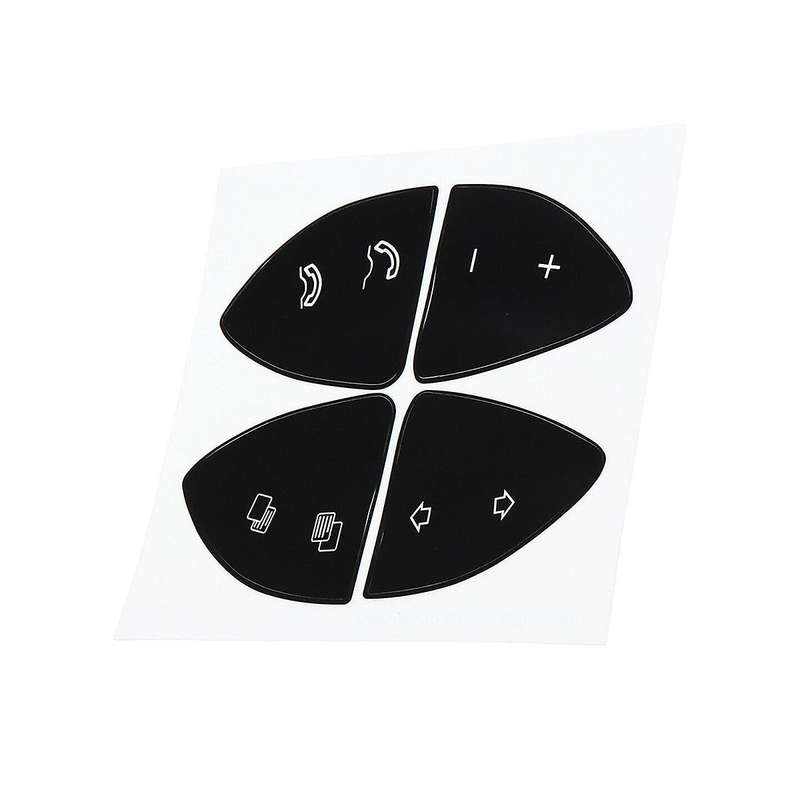 Car Stickers Car Steering Wheel Repair Button Stickers Kit for W220 S430 S500 S600 CL500 CL600