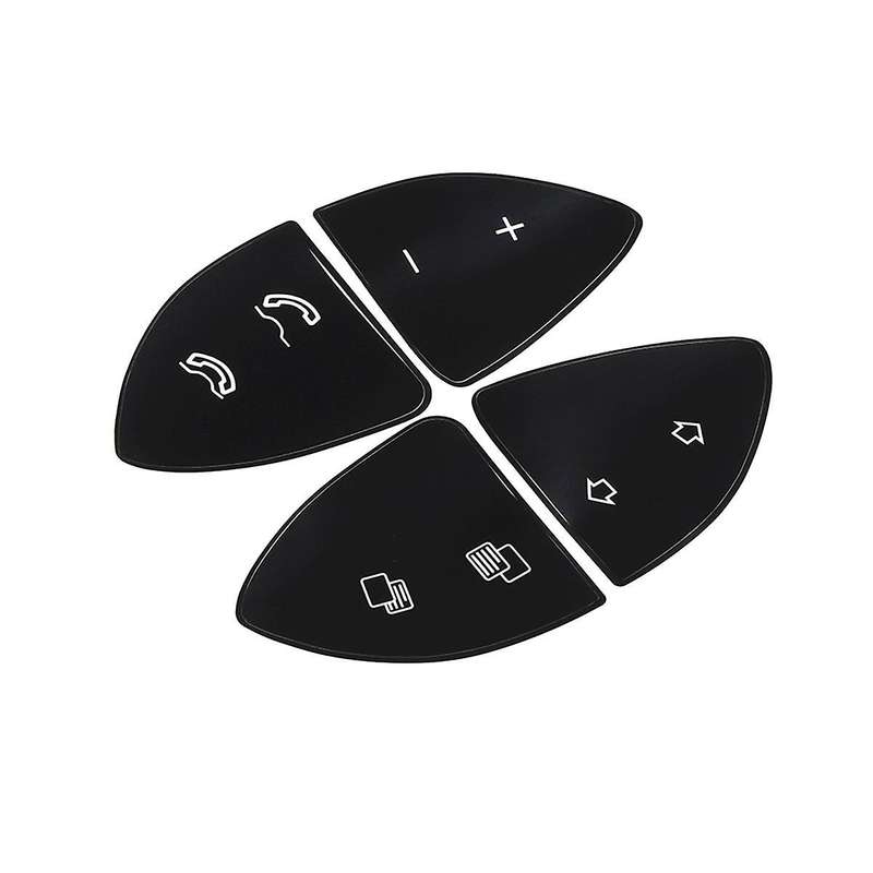 Car Stickers Car Steering Wheel Repair Button Stickers Kit for W220 S430 S500 S600 CL500 CL600