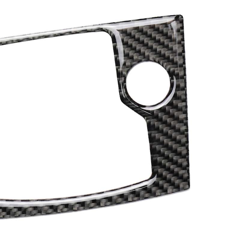 Car Stickers Cover Multimedia Button Trim for Axela Accessories Durable Car Carbon Fiber Decorative