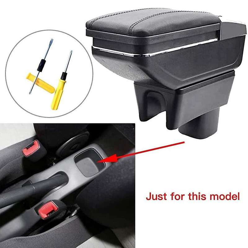 Car Storage Box Pu Leather Central Armrest Box for Swift 2005-2019 Interior Accessories