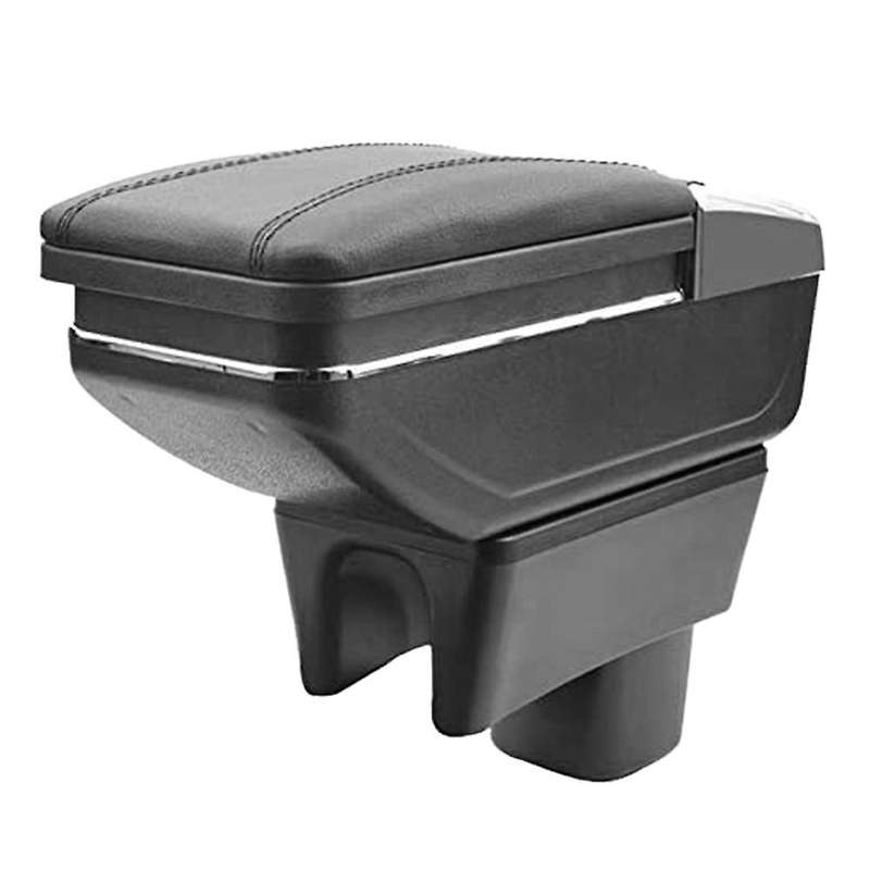 Car Storage Box Pu Leather Central Armrest Box for Swift 2005-2019 Interior Accessories