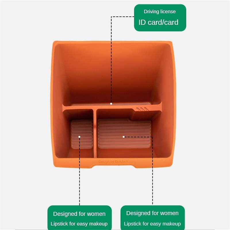 Car Storage Box Under the Driver'S Cab Interior Storage Box for Lixiang L7 L8 L9 2022 2023 Waterproo