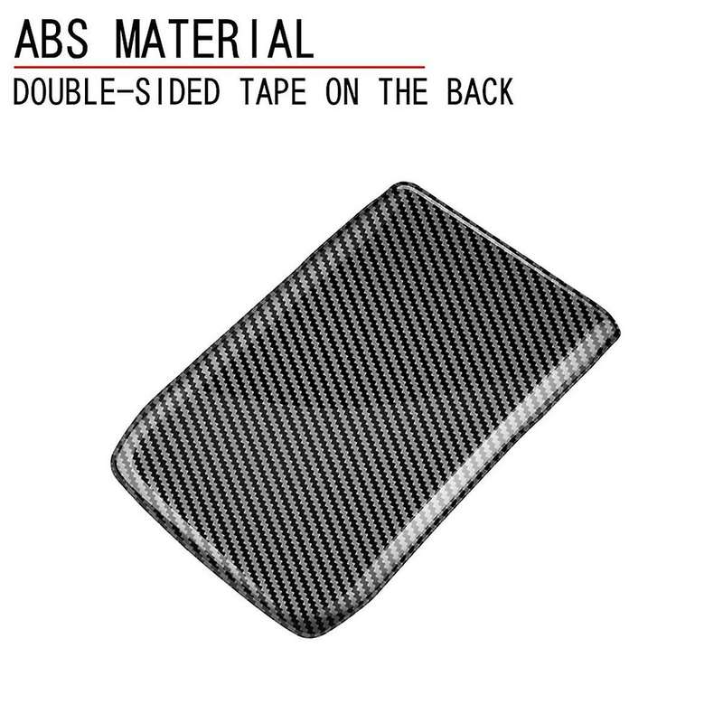 Car Stowing Tidying Armrest Box Panel Trim Cover for Alphard/vellfire 40 Series 2023+ Carbon Fiber P