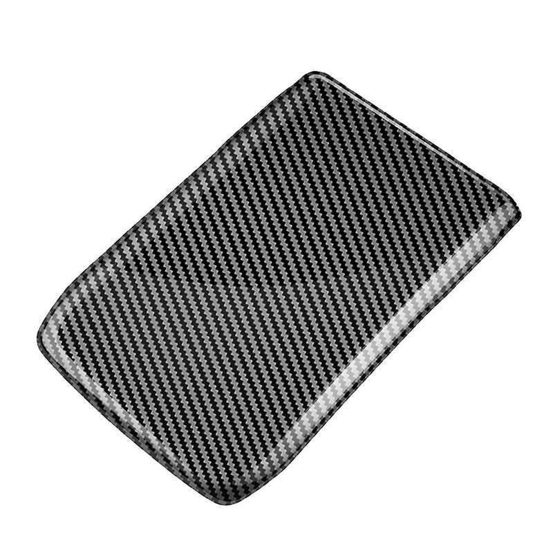 Car Stowing Tidying Armrest Box Panel Trim Cover for Alphard/vellfire 40 Series 2023+ Carbon Fiber P