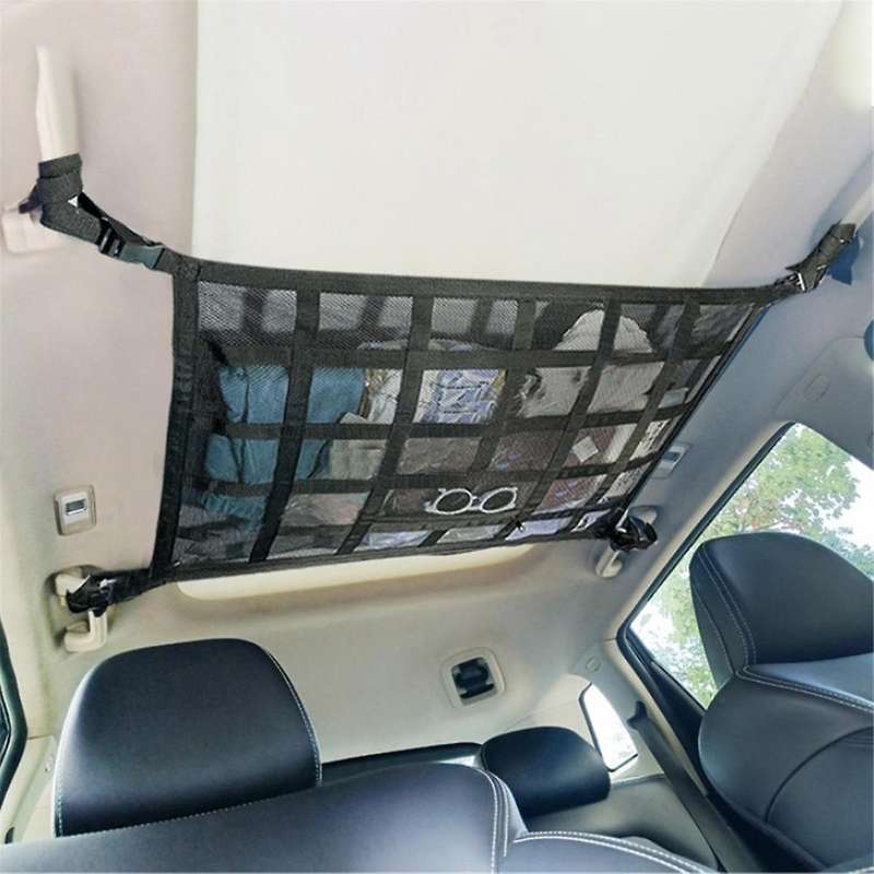 Car Strong Net Bag Load-bearing Mesh Car Roof Storage Capacity Car Ceiling Auto Accessories Roof Sto