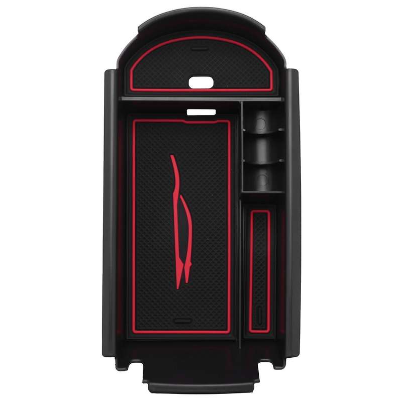 Car Styling Accessories Plastic Interior Armrest Storage Box Organizer Case Container Tray for C- 2