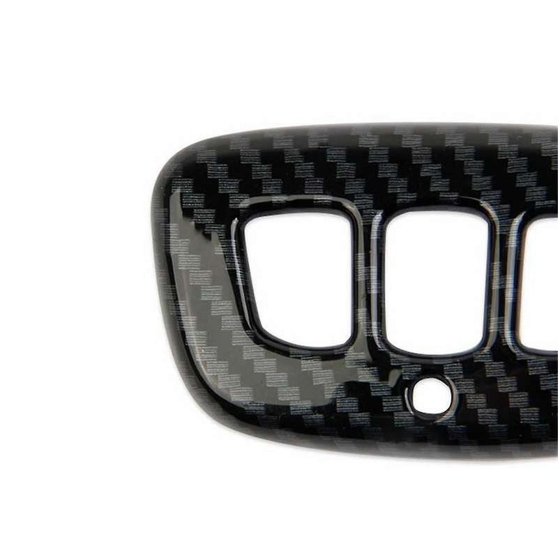 Car Sun Visor Button Cover Trim for 2024 Interior Accessories Carbon Fiber
