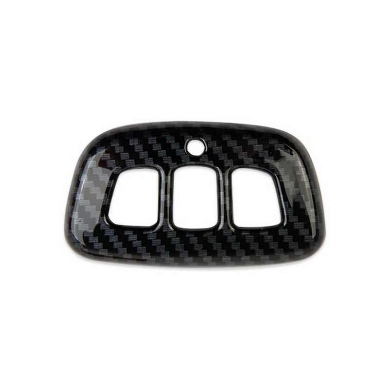 Car Sun Visor Button Cover Trim for 2024 Interior Accessories Carbon Fiber