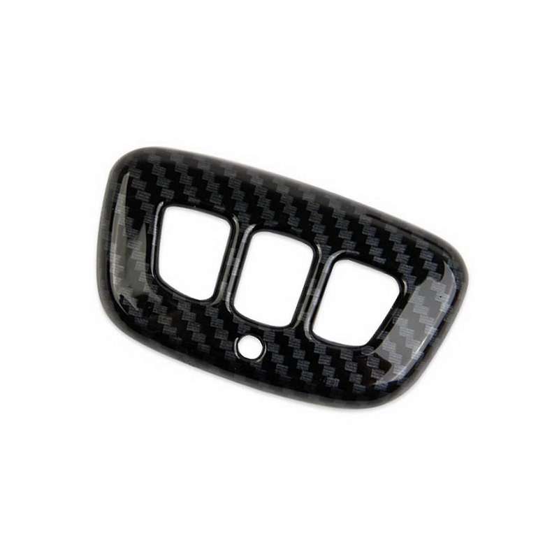 Car Sun Visor Button Cover Trim for 2024 Interior Accessories Carbon Fiber