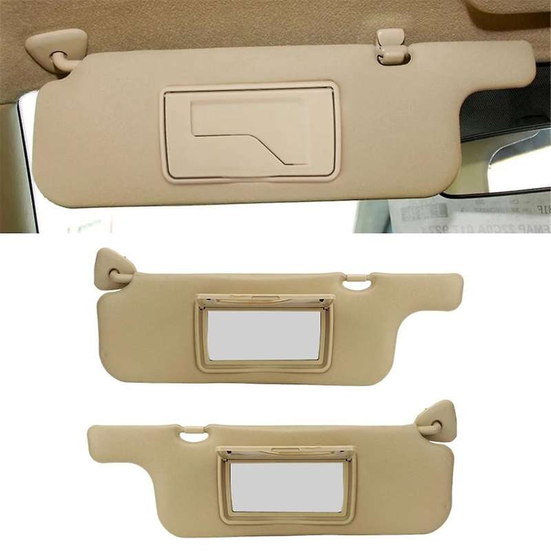 Car Sun Visor for 2001-2007 Makeup Mirror Sun Shielding Board Inner Front Windscreen Sunvisor