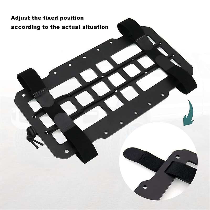 Car Sun Visor Organizer, Vehicle Rigid Molle Panel, Pickup, SUV, Truck Equipment Modular for EDC Pou