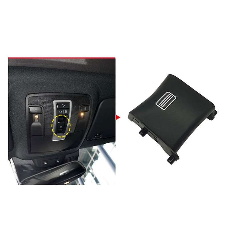 Car Sunroof Window Switch Button Cover Indoor Ceiling Light Switch for ML G W166 W292 W463 Black