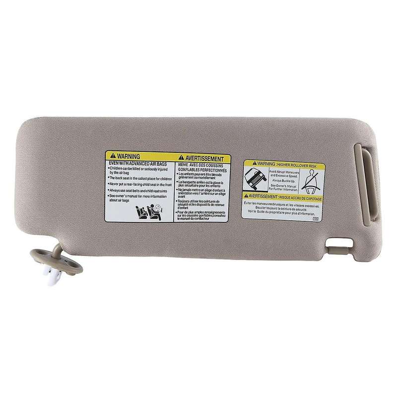 Car Sunshield Sunvisor with Mirror Interior Sun Visor Beige for 4runner 2010-2023 74320-35a91-b1