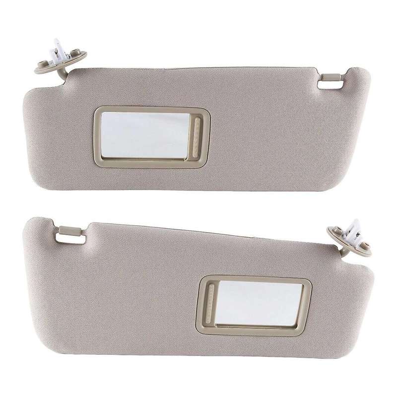 Car Sunshield Sunvisor with Mirror Interior Sun Visor Beige for 4runner 2010-2023 74320-35a91-b1