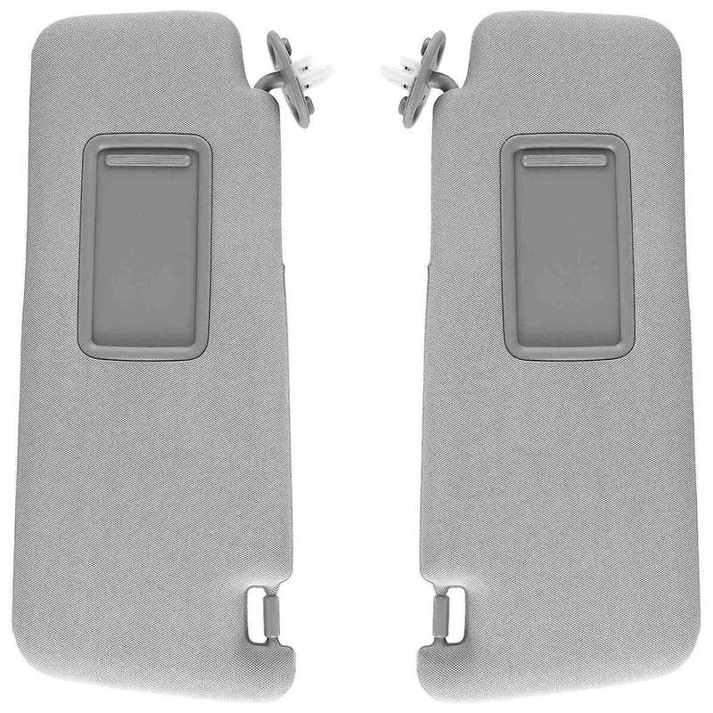 Car Sunshield Sunvisor with Mirror Interior Sun Visor Gray for 4runner 2010-2023 74320-35a91-b1