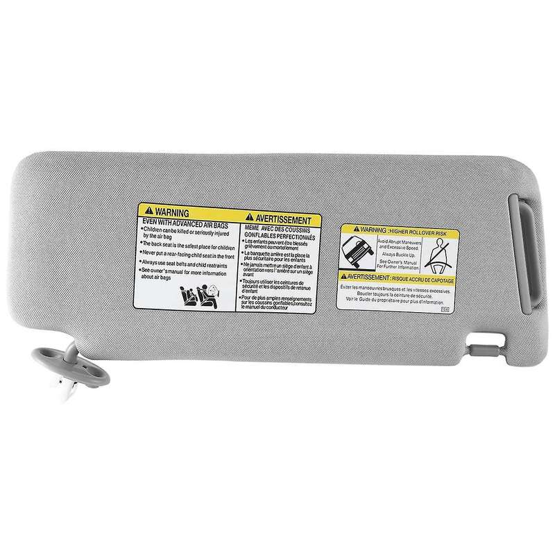 Car Sunshield Sunvisor with Mirror Interior Sun Visor Gray for 4runner 2010-2023 74320-35a91-b1