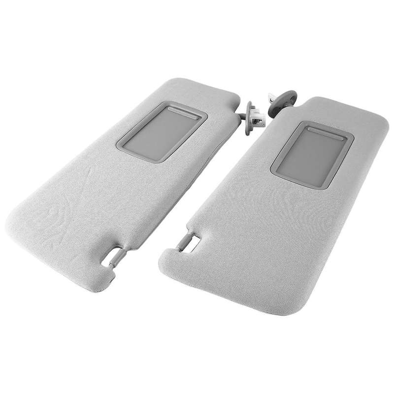 Car Sunshield Sunvisor with Mirror Interior Sun Visor Gray for 4runner 2010-2023 74320-35a91-b1