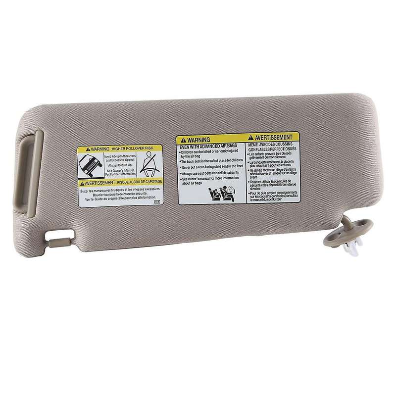 Car Sunshield Sunvisor with Mirror Interior Sun Visor Beige for 4runner 2010-2023 74320-35a91-b1 Rig