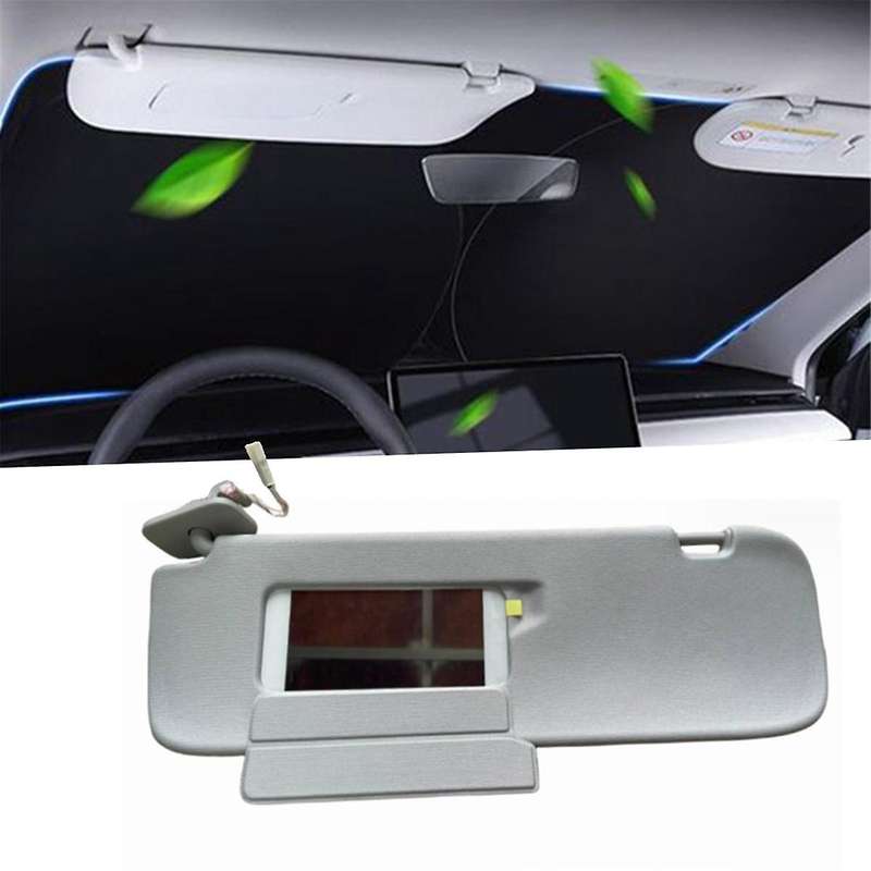 Car Sunvisor Sunshade for Model 3 2017-2023 Sun Visor with Mirror Light Car Accessories 149040631d 1