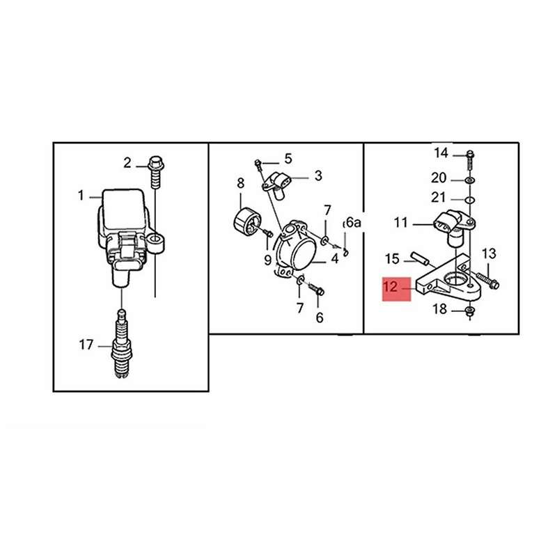 Car Support Ignition Camshaft Position Sensor Bracket 30637802 for XC90 XC60 V70 V50 S80 S60 1999-20