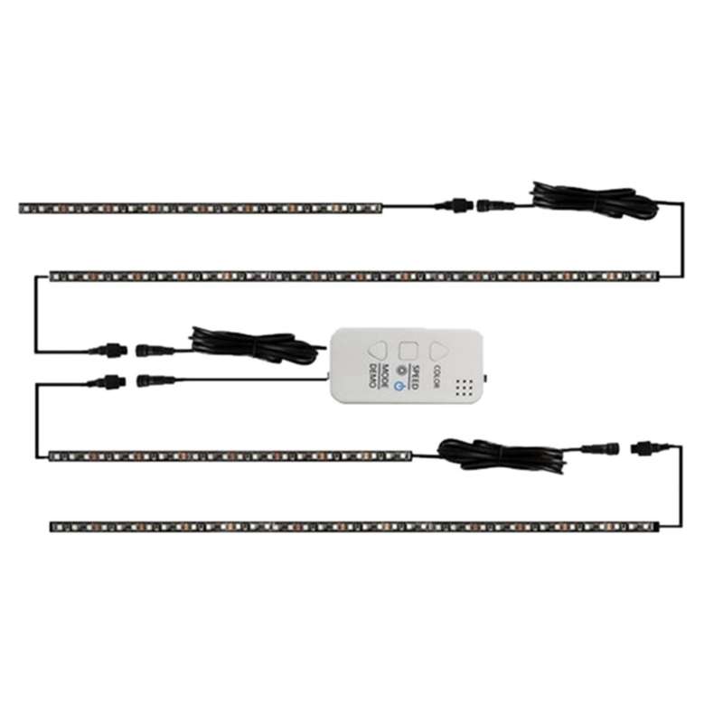 Car Symphony Chassis Light Voice Control APP Colorful Streaming Marquee Trim Light Atmosphere Light