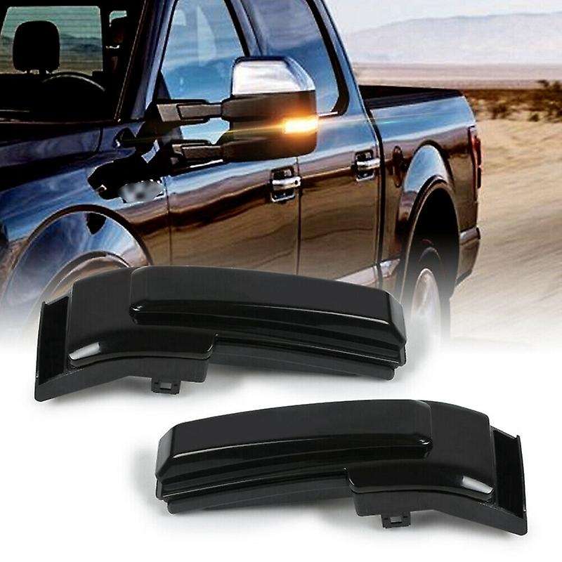 Car Switchback Dynamic Led Flow of Light Side Mirrors Turn Signal Lights for 2015-2019 Fl3Z-13B375-A
