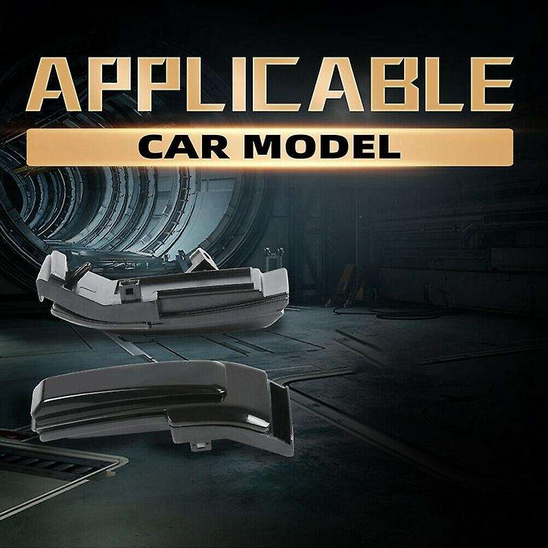 Car Switchback Dynamic Led Flow of Light Side Mirrors Turn Signal Lights for 2015-2019 Fl3Z-13B375-A