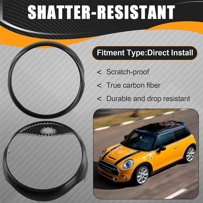 Car Tachometer Trim Ring Instrument Panel Dashboard Modification Cover for S R55 R56 R57 R58 R59