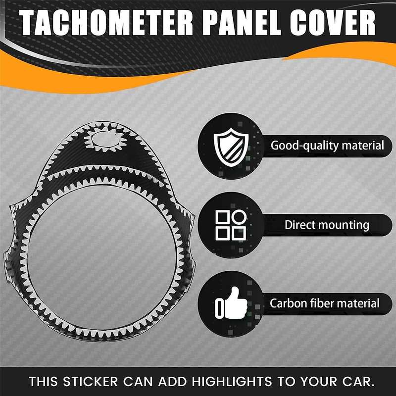 Car Tachometer Trim Ring Instrument Panel Dashboard Modification Cover for S R55 R56 R57 R58 R59